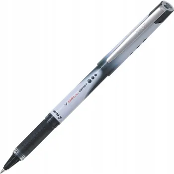 Pilot, Roller V-Ball Grip, 0.5, (F) tenký, černá