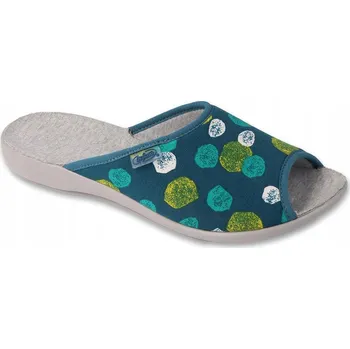 Dámské pantofle Dámské pantofle Befado v pu zelené barvě, vel. 38