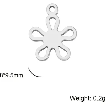 Přívěsek Přívěsek na krk | šperk 5 ks - Květinová ocel