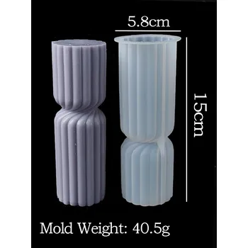 Forma na odlévání Silikonová forma na svíčky | formy na svíčky | forma na výrobu mýdel - 004