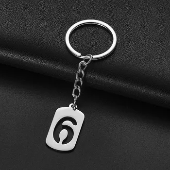 Stylový přívěsek na klíče s čísly | přívěšek na klíče | pánský přívěsek | klíčenka s číslem - 6