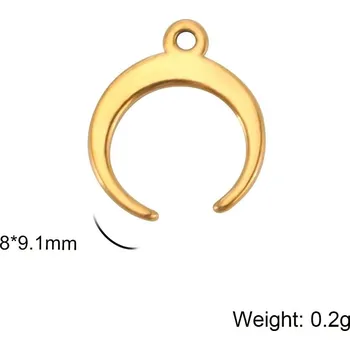 Přívěsek Přívěsek na krk | šperk 5 ks - Měsíční zlato-200003759