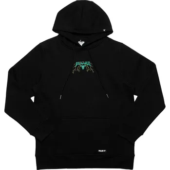 Pánská mikina FALLEN mikina - Wizard Hoodie Black Purple (BLACK PURPLE)