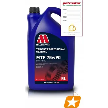 Motorový olej Syntetický převodový olej Millers Oils Trident MTF 75W90 5l