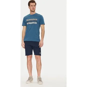 Pánské tričko Blend T-Shirt 20718276 Modrá Regular Fit M