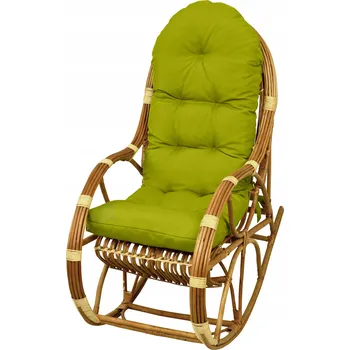 Polštář POLŠTÁŘ NA HOUDACÍ KŘESLO Z PŘÍRODNÍHO RATANU 130x50 cm