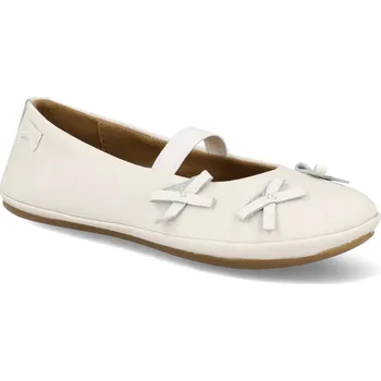 Dívčí baleríny Baleríny Camper - Sella Houston/Kito Abeja White Natural krémové Velikost: 31