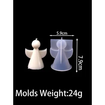 Silikonová forma andělská svíčka | DIY dekorace a ručně vyráběné dárky - malý