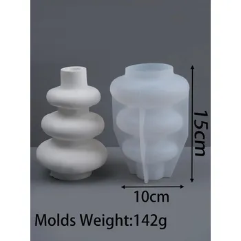 Silikonová forma na výrobu vázy | odlévání pryskyřice a sádry | forma na pryskyřici, silikonová forma - velký