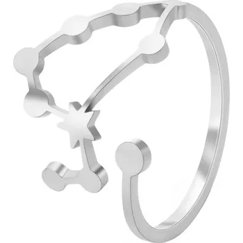 Prsten Dámský otevřený prsten znamení zvěrokruhu | prstýnek, šperk - Leo Steel