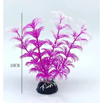 Dekorace do akvária Umělé rostliny do akvária s květy | akvarijní dekorace | vodní tráva - hfdgsrg