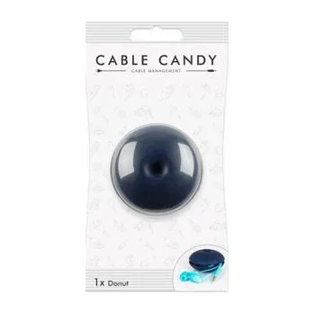 Organizace kabelů Kabelový organizér Cable Candy Donut, modrý