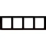 Rámeček vodorovný čtyřnásobný ABB Time Arbo 3901F-A50140 54J wenge