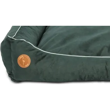 Pelíšek pro psa Lauren Design Potah pelechu Cézar VELVET, láhvově zelený Velikost: M (80 x 70cm)