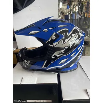 Dětské elektrovozidlo Ramiz Motocyklová přilba Enduro Blue M