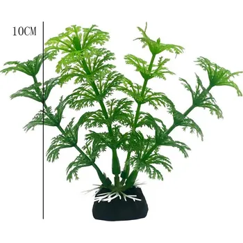 Dekorace do akvária Umělé rostliny do akvária s květy | akvarijní dekorace | vodní tráva - re4rgh