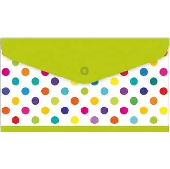Obálka ARGUS Plastová obálka s drukem DL Dots, tečky, vícebarevné 16410316