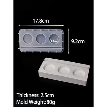 Forma na odlévání Forma na anděla svícen | forma na svícen, svícen odlévání - 3-jamkové