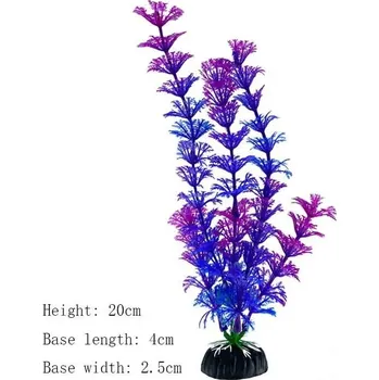 Dekorace do akvária Umělé rostliny do akvária pro dekoraci | akvarijní dekorace | vodní tráva - 4efsxc