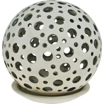 Svícen Lampión koule velká přírodní 19 cm