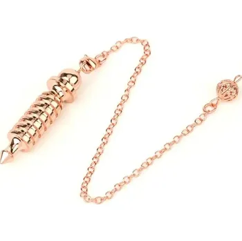 Měděné kyvadlo pro rituály a meditaci | esoterické kyvadlo, spirituální pendulum - 17