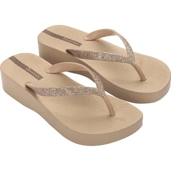 Dámské žabky Ipanema Mesh Chic Plat 83386-BD734 Dámské žabky béžové 41-42