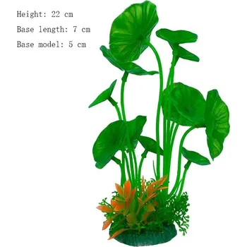 Dekorace do akvária Umělé rostliny do akvária s květy | akvarijní dekorace | vodní tráva - AEDE2