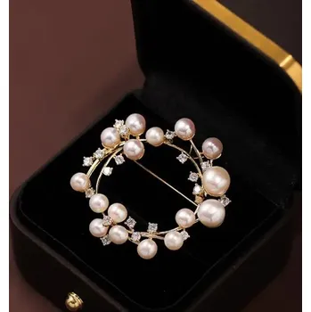 Brož Luxusní brož s kamínky | elegantní brož, dámská brož - XZ27