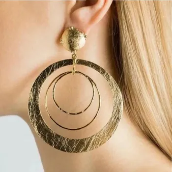 Náušnice Vintage kulaté náušnice | dámské náušnice, visací náušnice