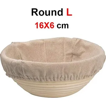 chlebník Ratanová ošatka na kynutí chleba | ošatka na chleba, forma na pečení chleba - Kolo 16X6