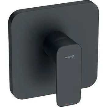 Vodovodní baterie Kludi Pure&Style podomítková sprchová jednopáková baterie, černá mat