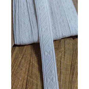 Vzorovka bílá 10 mm barva bílá