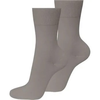 Dámské ponožky Evona Ponožky BIO STŘÍBRO bez gumy šedé Velikost: 31-32