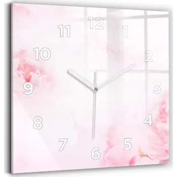 Hodiny Nástěnné hodiny Wallfluent růžové 30 cm