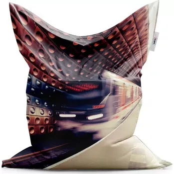 Sedací pytel Sablio Sedací vak Classic Metro v barevné stanici - 150x100 cm