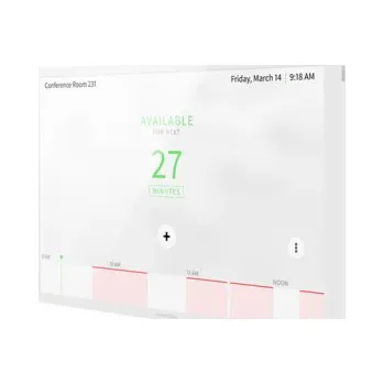 Crestron Room Scheduling Touch Screen TSS-1070-W-S - Room manager - kabelové, bezdrátový - 802.11a/b/g/n/ac, Bluetooth - 2.4 Ghz, 5 GHz - 10/100 Ethernet - smooth white
