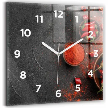 Hodiny Nástěnné hodiny Wallfluent černé 30 cm