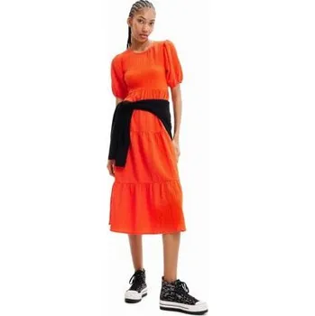 Dámské šaty šaty Desigual Wend mandarina velikost S