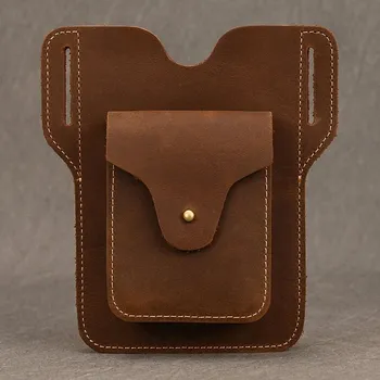 Outdoorové zavazadlo Kapsička na pas kůže Barva (Varianta): Hnědá