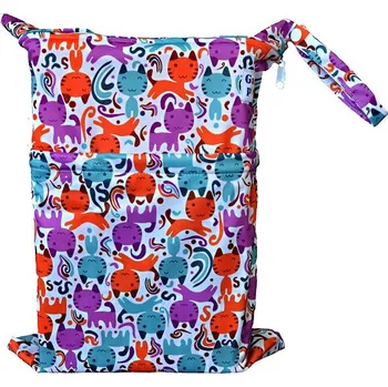 Pytel na pleny GaGa's Nepromokavý pytel Barevné kočky
