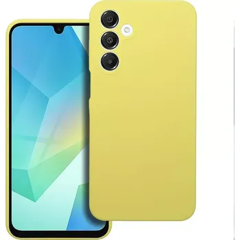 Pouzdro na mobilní telefon Silikonové pouzdro Silicone 2mm – Samsung A16 5G / 4G, žluté (Silikonové pouzdro Silicone 2mm – žluté s mikrofibrovou výstelkou pro Samsung Galaxy A16 5G / A16 4G)