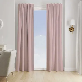 Závěs Zatemňovací závěs BELLA 135x260 cm - světle růžový