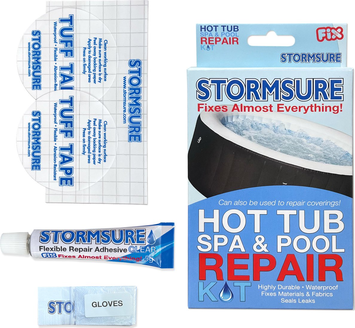 Opravná sada Stormsure Hot Tub Spa Pool Repair Kit pro nafukovací vířivky a bazény