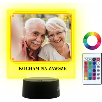 Lampička Plexido vícebarevná Noční lampa