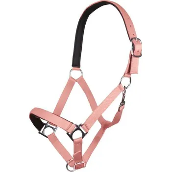 Vybavení pro koně HKM Ohlávka polstrovaná Star Softice HKM, neon coral SHETTY