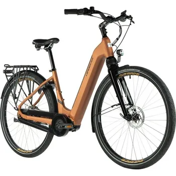 Elektrokolo LEADER FOX NEBA městské city 28" Bafang M420 baterie LG 544wh Shimano Nexus - S / Hnědá