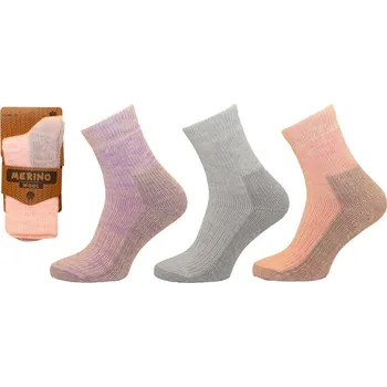 Dámské oblečení Dámské ponožky NOVIA | MERINO 1278 Velikost: 39/42, Barava: fialová