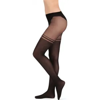 Dámské ponožky Evona Dámské punčochy s nadkolenkou SAHARA Velikost: 158-100