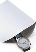 Krabička na šperky a módní doplňky, bílá, 95 x 80 x 35 mm - Balení po 1 ks