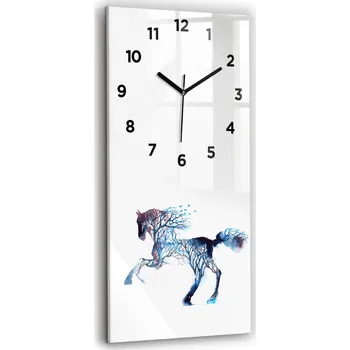 Hodiny Nástěnné hodiny Wallfluent, odstíny modré, 30 cm